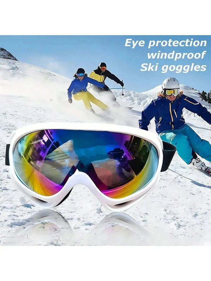 Premium Polarized Ski Goggles for Men & Women – Large Frame, Windproof, Snowproof, UV Protection, Anti-Fog, Snowboard Outdoor Goggles for Winter Sports