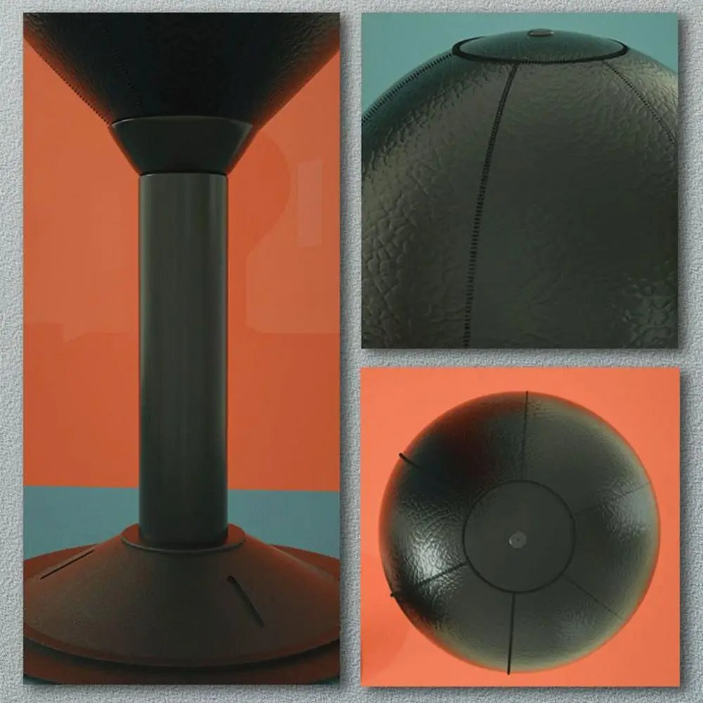 Premium Desktop Punching Bag – Stress Relief Toy with Strong Suction Cup – Fun Punch Rage Bag for Office & Home – Durable PU Leather, Air Pump Included – Desktop Gadget for Adults & Men