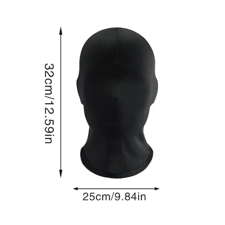 Premium Tactical Full Face Balaclava – UV Protection Ski Mask for Men & Women, Black Army Cap, Multi-Hole Motorcycle & Bike Helmet Cover