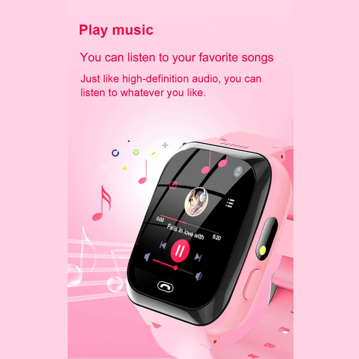 Premium 4G Kids Smartwatch – Video Call, GPS Tracking, IP67 Waterproof, 8GB ROM, Health Monitoring, Wi-Fi, Voice & Video Calls, Android Compatibility