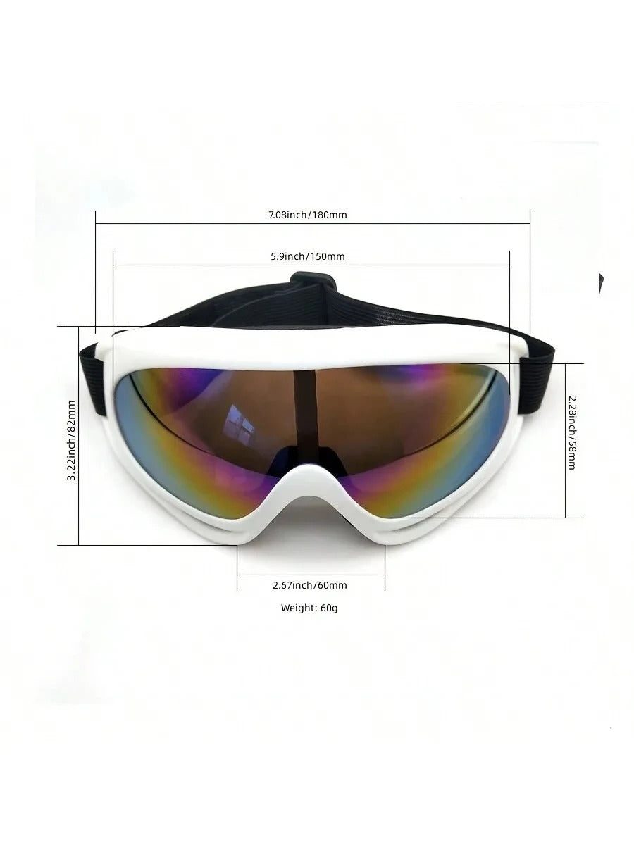 Premium Polarized Ski Goggles for Men & Women – Large Frame, Windproof, Snowproof, UV Protection, Anti-Fog, Snowboard Outdoor Goggles for Winter Sports