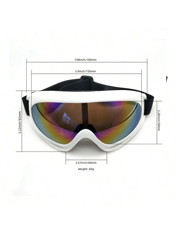Premium Polarized Ski Goggles for Men & Women – Large Frame, Windproof, Snowproof, UV Protection, Anti-Fog, Snowboard Outdoor Goggles for Winter Sports