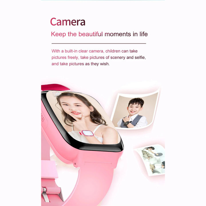 Premium 4G Kids Smartwatch – Video Call, GPS Tracking, IP67 Waterproof, 8GB ROM, Health Monitoring, Wi-Fi, Voice & Video Calls, Android Compatibility