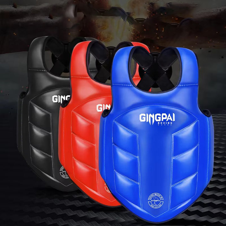 Premium Boxing Chest Guard – Reversible Rib Shield Protector for MMA, Taekwondo, Kickboxing & Martial Arts – Body Vest for Training, Target Practice, and Sanda