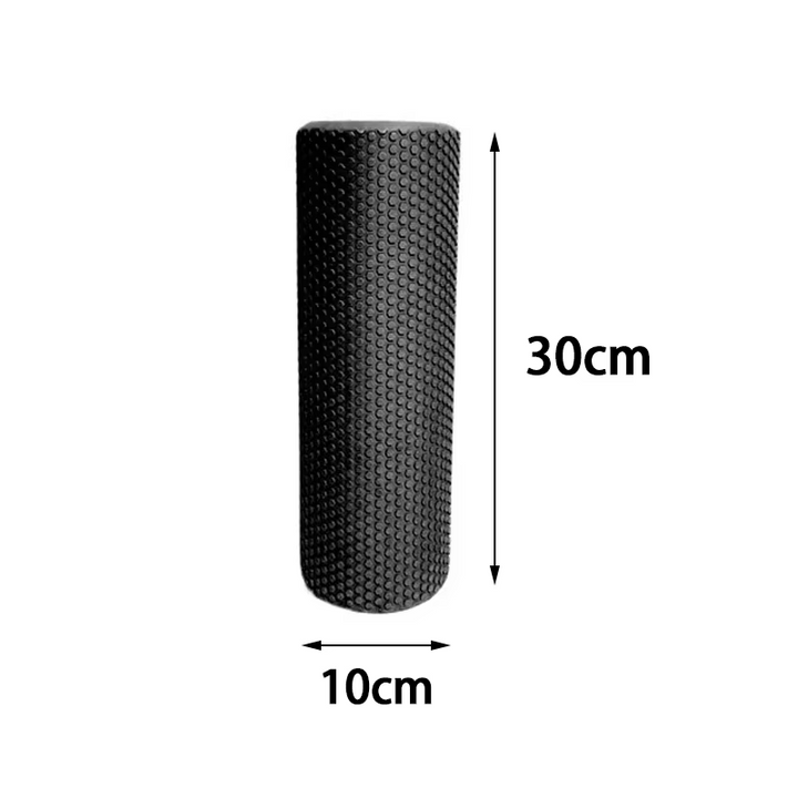 Premium EVA Foam Yoga Roller for Pilates & Home Workouts, 9.5cm Diameter, 29.7cm Length, Enhanced Hexagonal Design for Effective Muscle Recovery and Flexibility