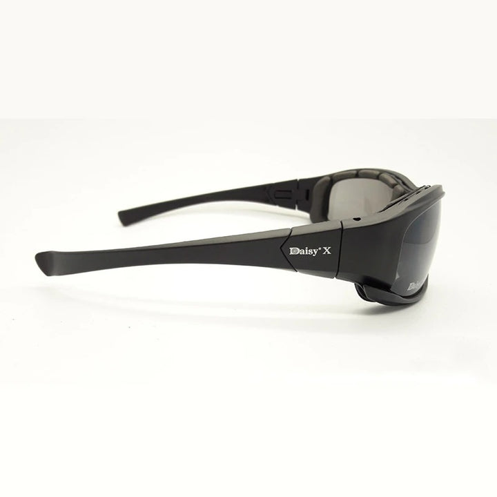 Premium Tactical Polarized Sport Glasses – UV Protection, Anti-Glare, 4 Lens Options for Shooting, Airsoft, Hunting, Hiking & Safety Eyewear