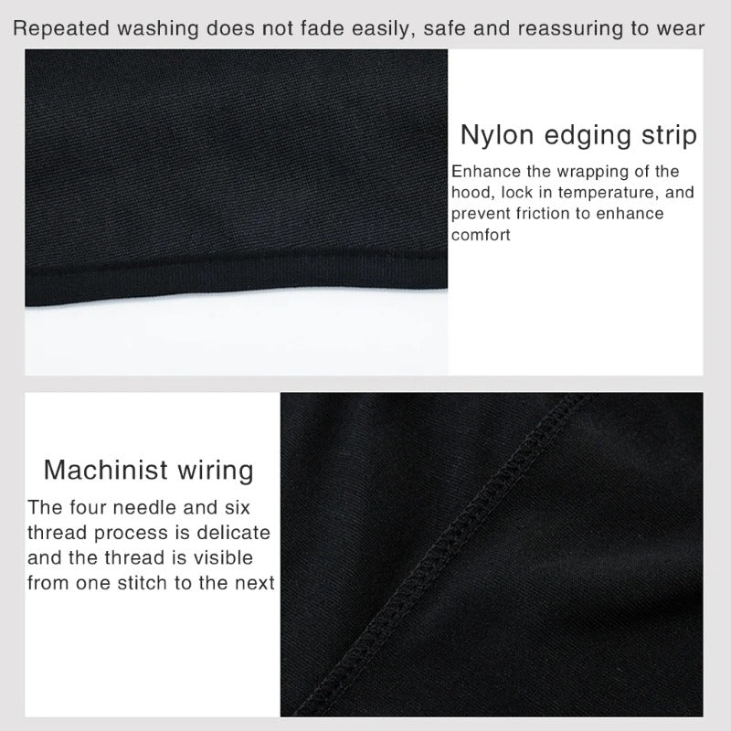 Premium Tactical Full Face Balaclava – UV Protection Ski Mask for Men & Women, Black Army Cap, Multi-Hole Motorcycle & Bike Helmet Cover