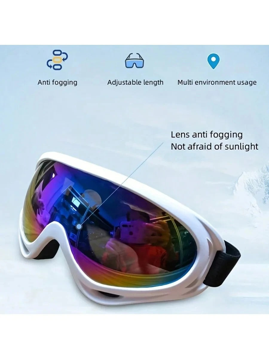 Premium Polarized Ski Goggles for Men & Women – Large Frame, Windproof, Snowproof, UV Protection, Anti-Fog, Snowboard Outdoor Goggles for Winter Sports