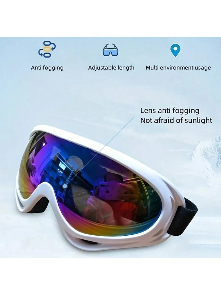 Premium Polarized Ski Goggles for Men & Women – Large Frame, Windproof, Snowproof, UV Protection, Anti-Fog, Snowboard Outdoor Goggles for Winter Sports