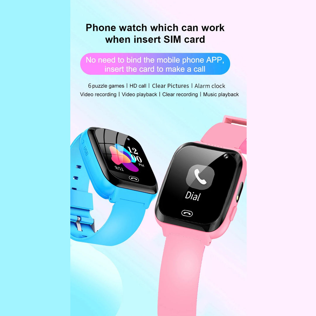 Premium 4G Kids Smartwatch – Video Call, GPS Tracking, IP67 Waterproof, 8GB ROM, Health Monitoring, Wi-Fi, Voice & Video Calls, Android Compatibility