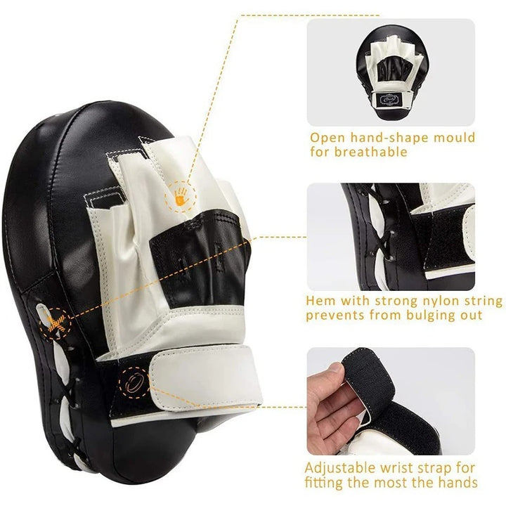 Premium Kickboxing Target Pad – Muay Thai Training Equipment for MMA, Karate & Sanda – Boxer Gloves for Kids & Adults – Free Fight Sports Gear for Martial Arts Training
