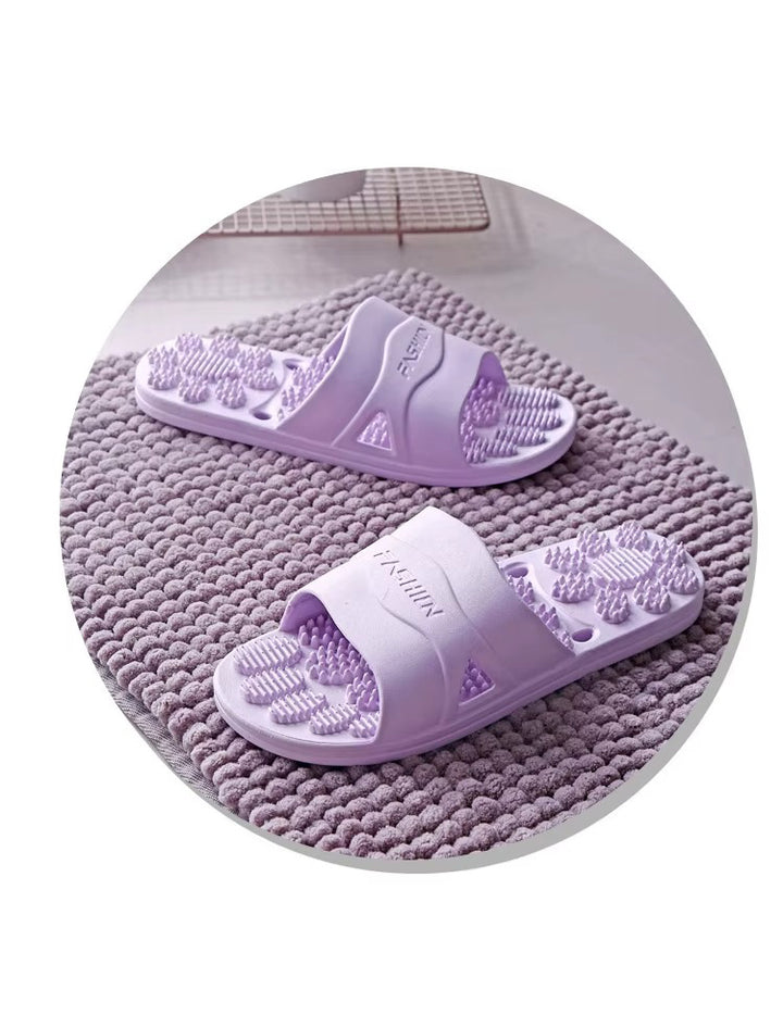 Premium Extra Large Acupoint Massage Slippers – Non-Slip Hollow Design for Indoor Home and Bathroom Use, Comfortable Sole Support for Men and Women, Ideal for Relaxation and Foot Therapy